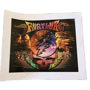 Furthur Grateful Dead Red Rocks 2013 Poster Tripp 10" x 12" Silkscreen Original